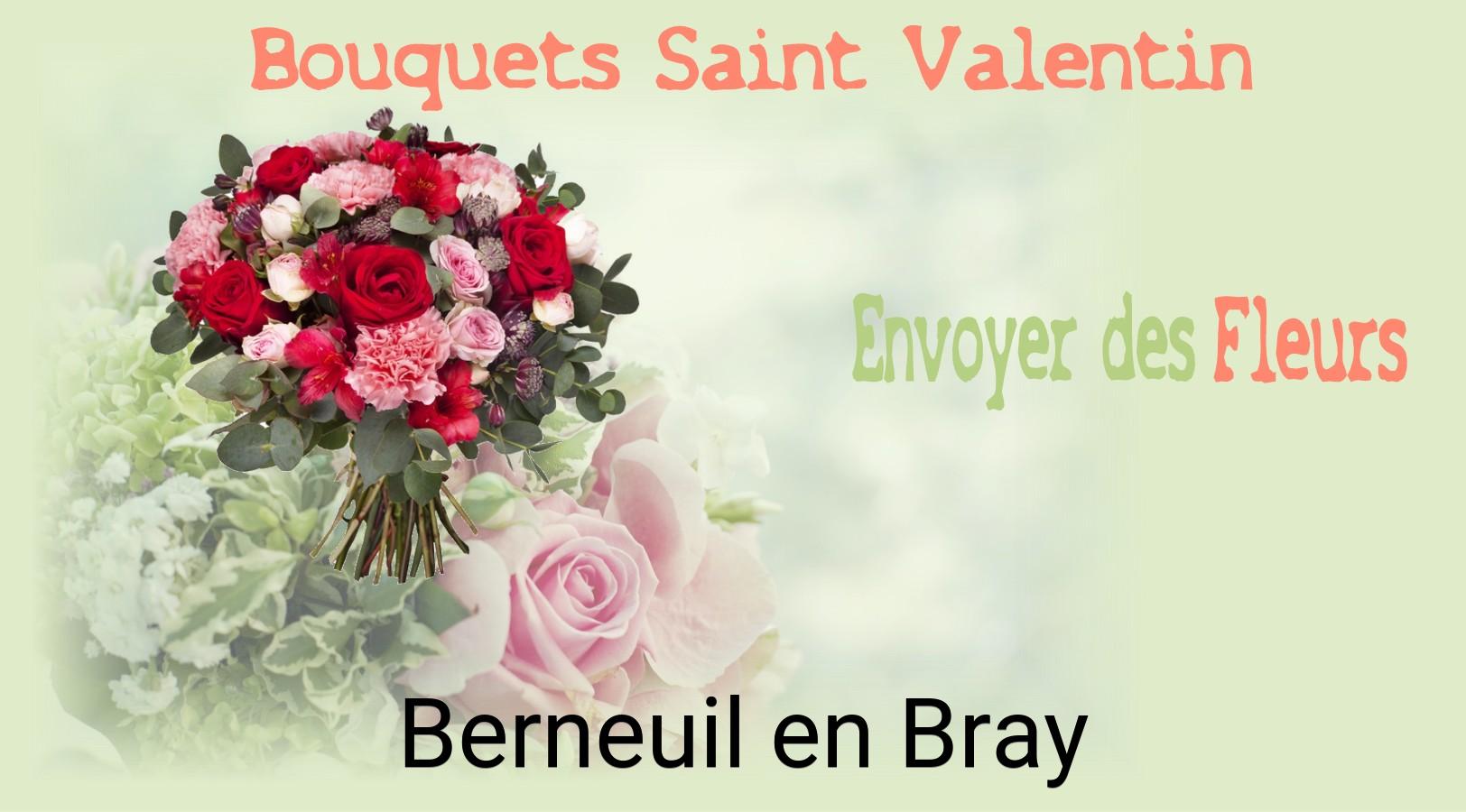 Roses de Saint-Valentin livrées à Berneuil-en-Bray